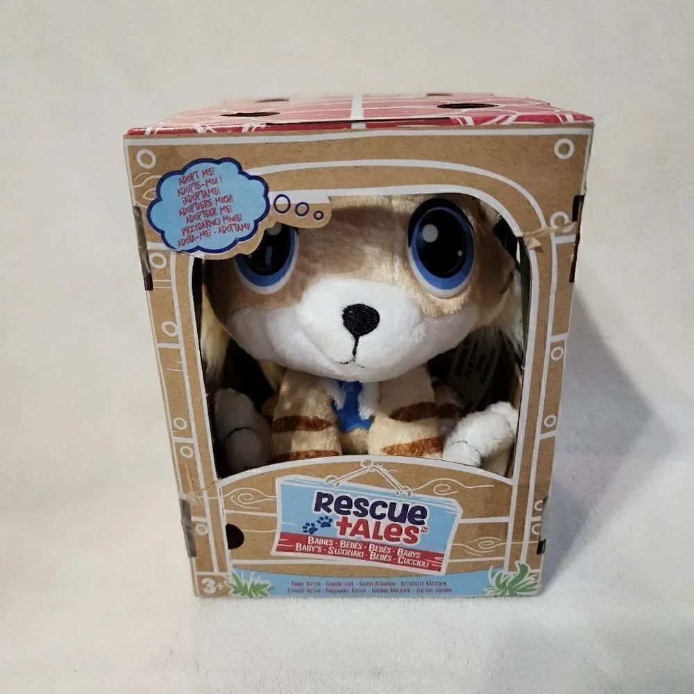 Little Tikes Rescue Tales Babies Tabby Kitten Plush 6 in